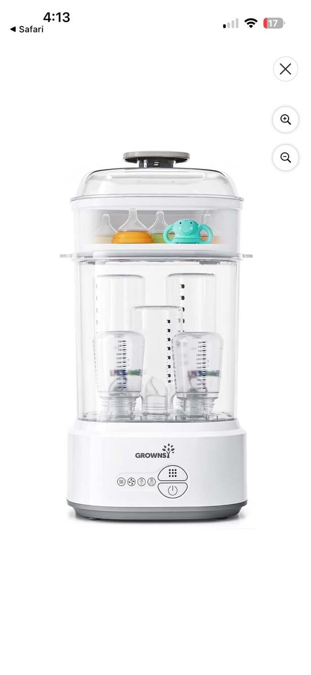 Grownsy Compact Bottle Sterilizer & Dryer Model LS-BE916